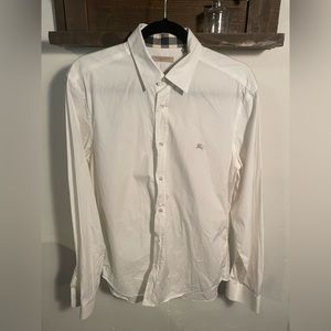 Burberry dress shirt mens large